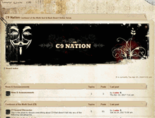 Tablet Screenshot of c9nation.com
